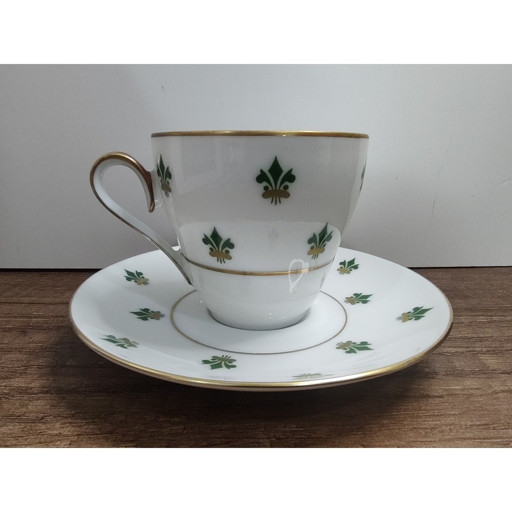 Baronet Nanette Demitasse Cup And Saucer Set Gold Verge Discontinued Replacement